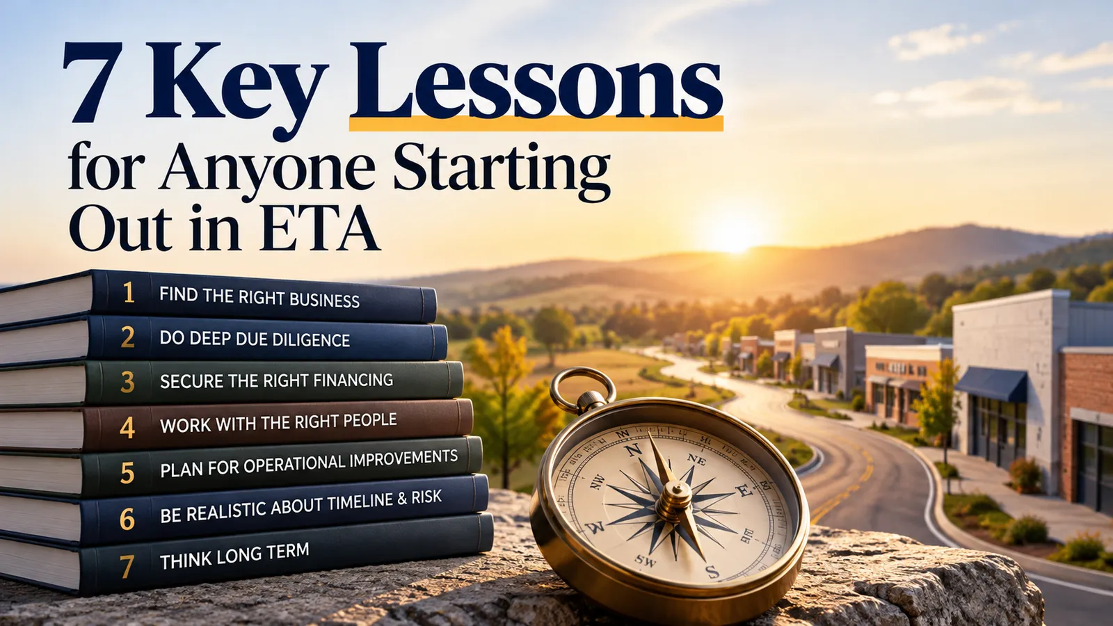 7 key lessons for anyone starting out in ETA